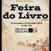 10ª Feira do Livro de Natal no Agrupamento de Escolas Afonso de Paiva